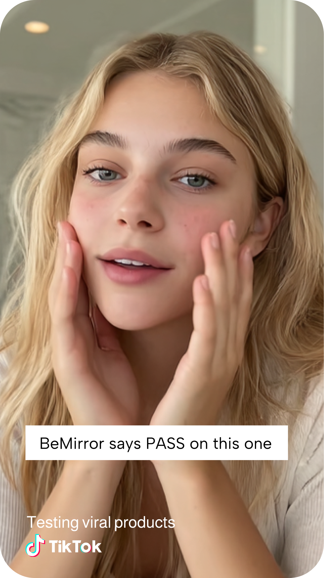 Glowe Mirror influencer 4