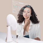Glowé Mirror AI – Smart LED Makeup Mirror with integrated AI Skin Analysis and Touchscreen Display